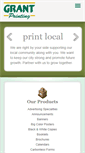 Mobile Screenshot of grantprinting.com